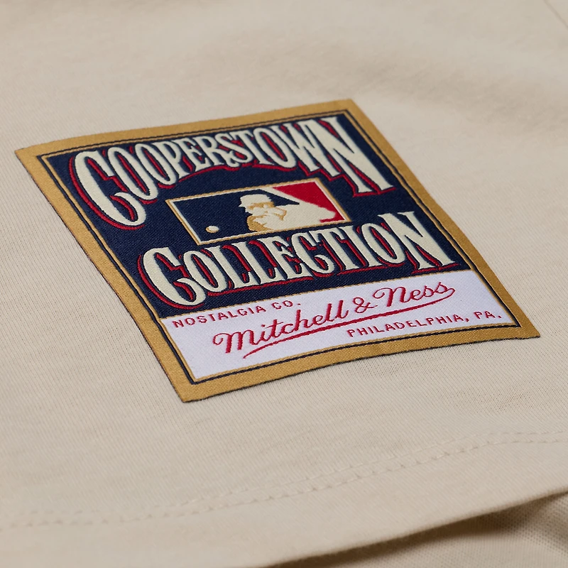 Women's Mitchell & Ness Tony Gwynn Natural San Diego Padres Cooperstown Name Number Throwback T-Shirt