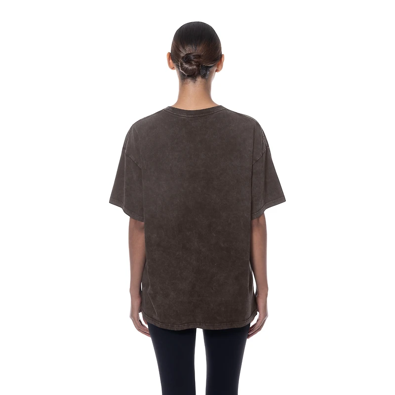T-shirt oversize délavé minéral marron New Era pour femme des Padres de San Diego
