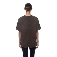 T-shirt oversize délavé minéral marron New Era pour femme des Padres de San Diego