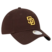 Women's New Era  Brown San Diego Padres Ornament 9TWENTY Adjustable Hat