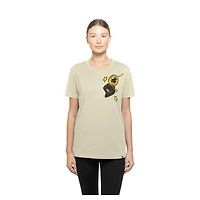 T-shirt New Era crème pour femme avec étoiles et casquette des Padres de San Diego