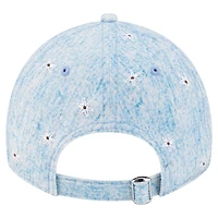 Women's New Era  Light Blue San Diego Padres Daisy All Over 9TWENTY Adjustable Hat