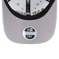 Women's New Era  Light Blue San Diego Padres Daisy All Over 9TWENTY Adjustable Hat