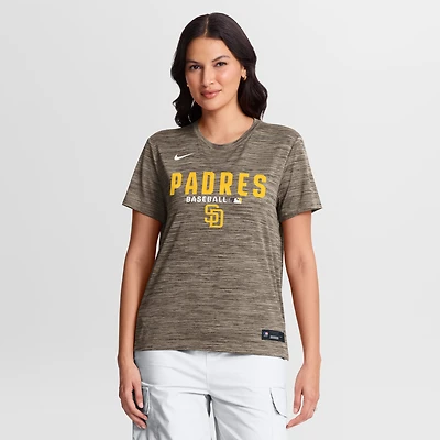 Women's Nike Brown San Diego Padres Authentic Collection Velocity Dri-FIT T-Shirt