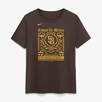 Women's Nike Brown San Diego Padres MLB World Tour: Mexico City Series 2026 T-Shirt
