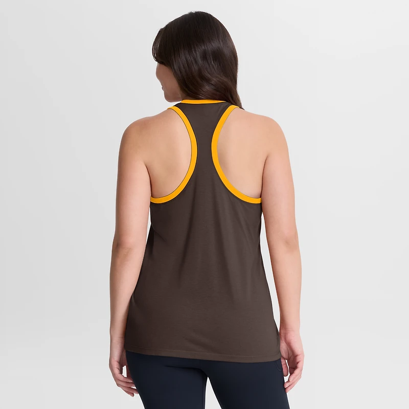 Débardeur Nike marron San Diego Padres Tri-Blend Dri-FIT pour femme