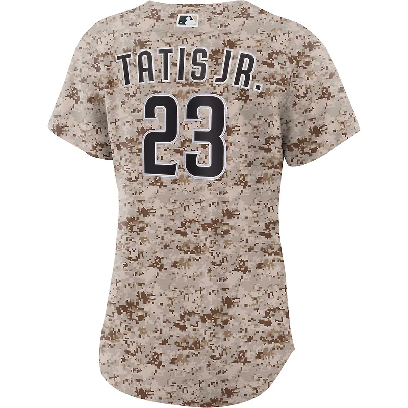 Maillot Femme Nike Fernando Tatis Jr. Camo San Diego Padres USMC Alternate Replica Player