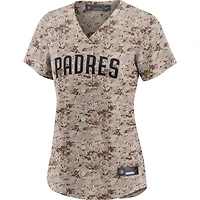 Maillot Nike Manny Machado Camo San Diego Padres USMC Alternate Replica Player pour femme