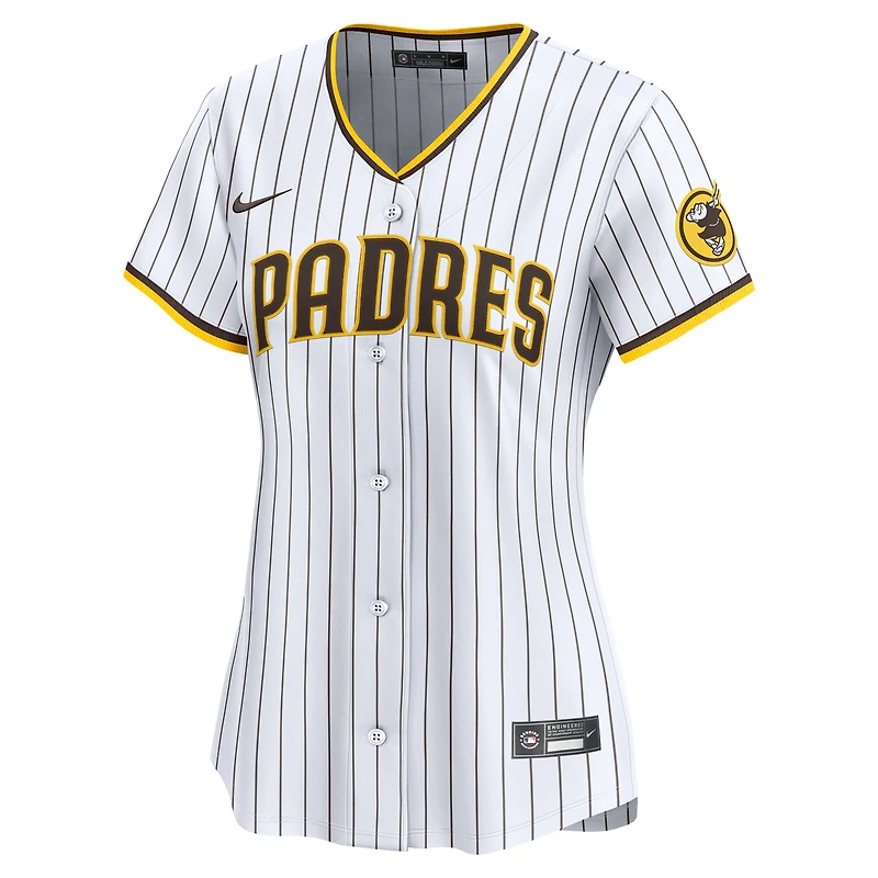 Maillot Nike Mason Miller blanc pour femme, édition limitée, des Padres de San Diego à domicile