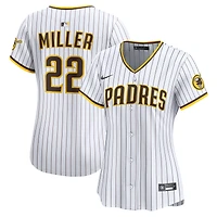 Maillot Nike Mason Miller blanc pour femme, édition limitée, des Padres de San Diego à domicile