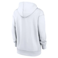 Women's Nike White San Diego Padres City Connect Authentic Collection Therma-FIT Hoodie
