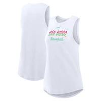Débardeur Nike blanc City Connect Tricode à col montant pour femme