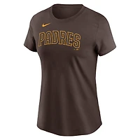 T-shirt avec nom et numéro des San Diego Padres Nike Xander Bogaerts pour femme, marron