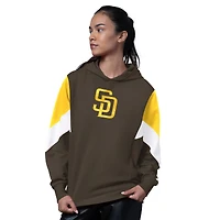 Women's Starter  Brown San Diego Padres Scrimmage Pullover Hoodie