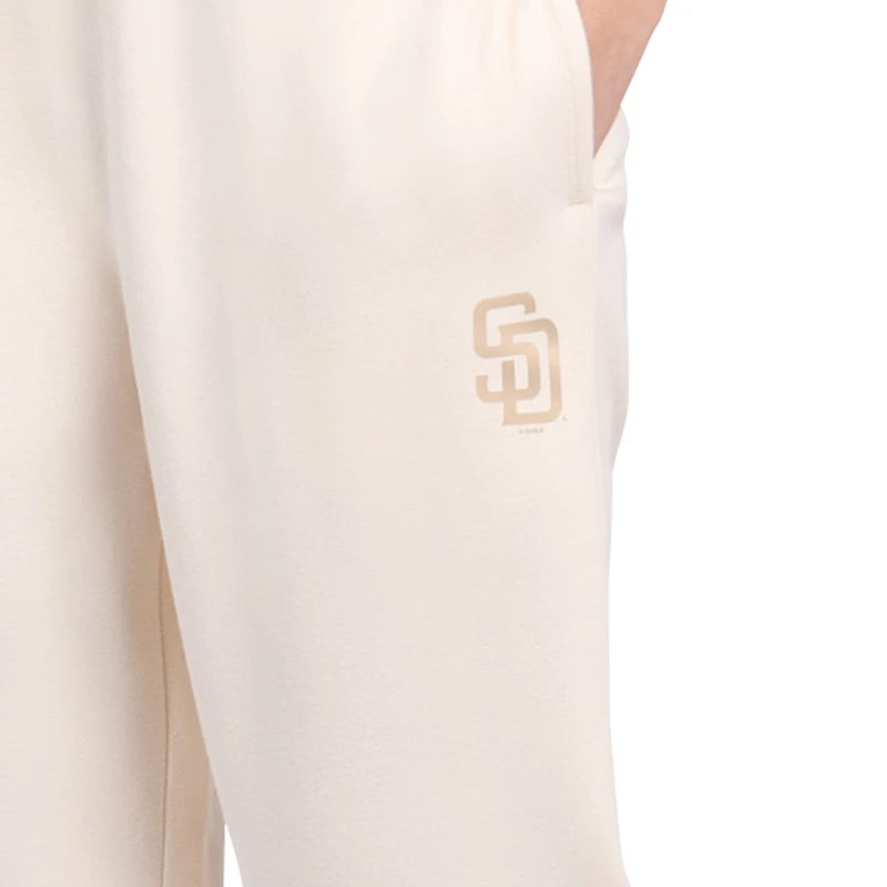 Pantalon polaire taille haute pastel Starter Cream pour femme, San Diego Padres
