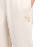 Pantalon polaire taille haute pastel Starter Cream pour femme, San Diego Padres