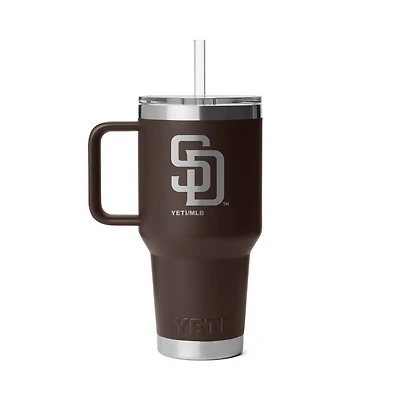 Mug à paille YETI San Diego Padres Rambler 2.0 de 1 litre (35 oz)
