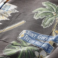 Youth Reyn Spooner  Brown San Diego Padres Scenic Tri-Blend Button-Up Top