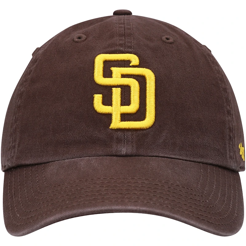Youth '47 Brown San Diego Padres Team Logo Clean Up Adjustable Hat