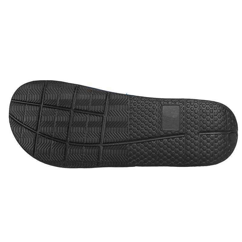 Youth FOCO San Diego Padres Colorblock Big Logo Legacy Slide Sandals