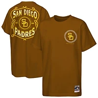 T-shirt Mitchell & Ness marron pour enfant, motif corde de rodéo Cooperstown des Padres San Diego