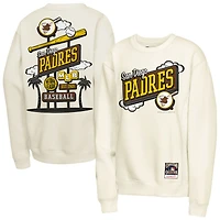 Sweat-shirt rétro Mitchell & Ness naturel San Diego Padres pour enfant
