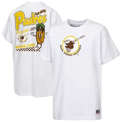 Youth Mitchell & Ness  White San Diego Padres Cooperstown Concession T-Shirt