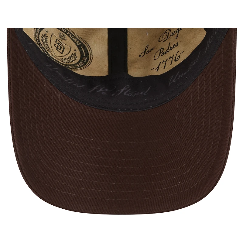 Casquette New Era marron pour jeunes, San Diego Padres, match des étoiles de la MLB 2026, modèle classique et ajustable