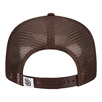 Casquette trucker New Era marron San Diego Padres 9FIFTY pour jeunes