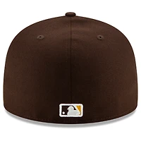 Casquette ajustée New Era marron San Diego Padres Authentic Collection On-Field 59FIFTY pour jeunes