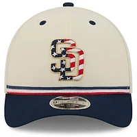 Youth New Era Cream/Red San Diego Padres USA 250 9FORTY M-Crown Adjustable Hat