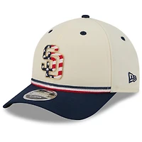 Youth New Era Cream/Red San Diego Padres USA 250 9FORTY M-Crown Adjustable Hat