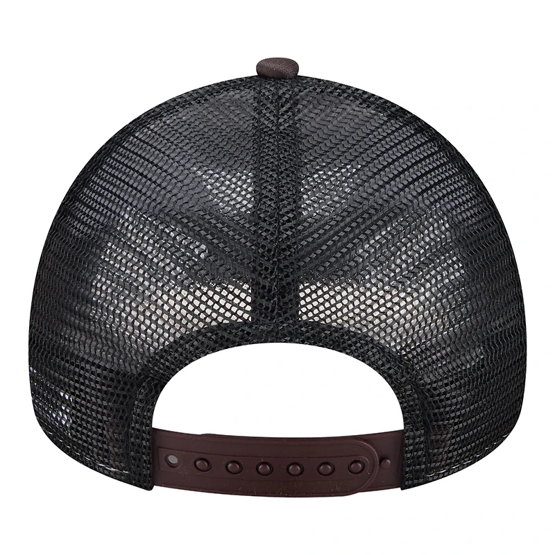 Casquette trucker ajustable New Era blanche/marron San Diego Padres Food A-Frame 9FORTY pour jeunes