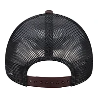 Casquette trucker ajustable New Era blanche/marron San Diego Padres Food A-Frame 9FORTY pour jeunes
