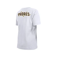 Youth New Era  White San Diego Padres Stars & Cap T-Shirt