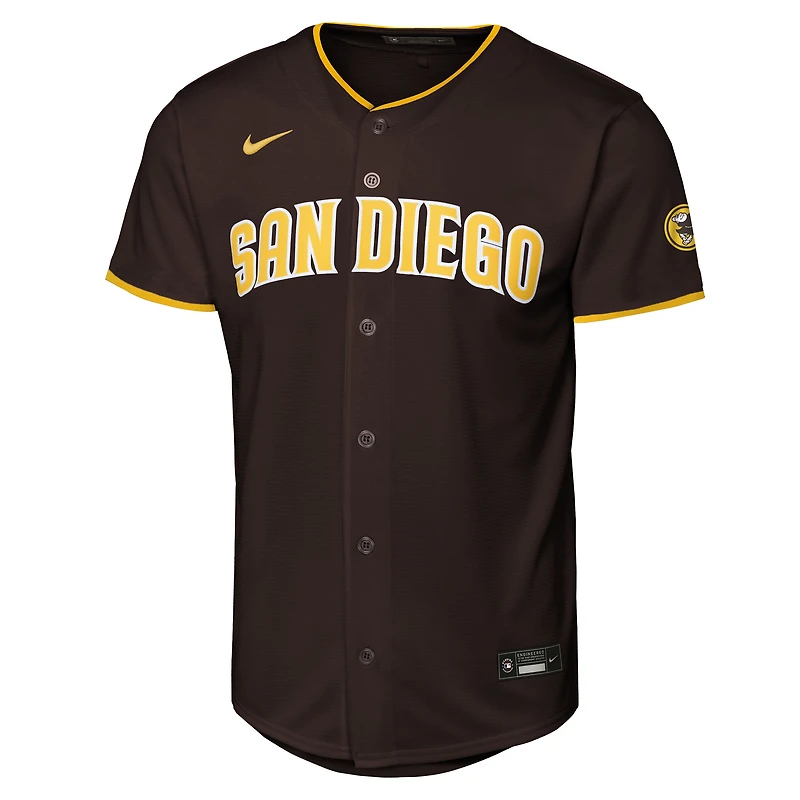 Maillot domicile Nike marron des Padres de San Diego pour jeunes
