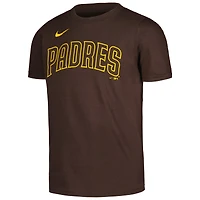 T-shirt Nike Fernando Tatis Jr. pour jeune, marron, avec nom et numéro du joueur à domicile des San Diego Padres