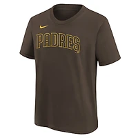 Youth Nike Fernando Tatis Jr. Brown San Diego Padres Name & Number T-Shirt