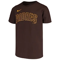 T-shirt Nike Fernando Tatis Jr. marron avec nom et numéro du joueur des San Diego Padres pour jeunes
