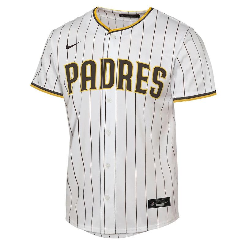 Maillot de joueur Nike Fernando Tatis Jr. blanc San Diego Padres Home Replica 2.0 pour jeune