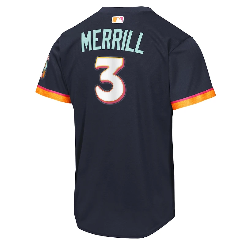 Youth Nike Jackson Merrill Obsidian San Diego Padres 2026 City Connect Stadium Jersey