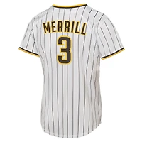 Youth Nike Jackson Merrill White San Diego Padres Home Replica Jersey