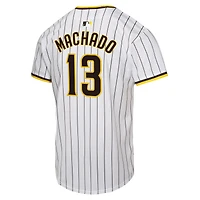 Maillot de joueur match à domicile Nike Manny Machado pour jeunes des San Diego Padres, blanc
