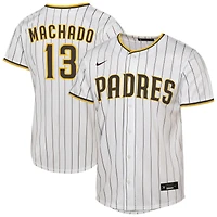 Maillot de joueur Nike Manny Machado blanc pour jeune San Diego Padres Home Replica 2.0