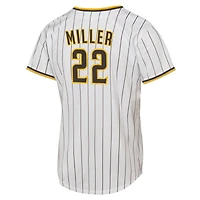 Youth Nike Mason Miller White San Diego Padres Home Replica Jersey