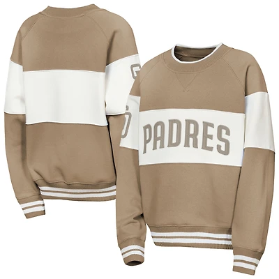 Sweat-shirt Outerstuff marron pour jeunes des Padres de San Diego, Ultimate Pastels On Base