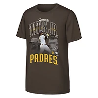 T-shirt graphique Fernando Tatis Jr. Brown des Padres de San Diego pour jeunes