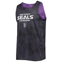 Débardeur en maille réversible San Diego Seals FOCO violet/noir pour homme