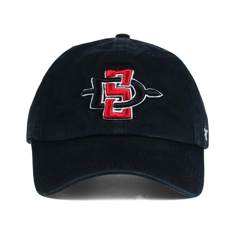 Men's '47 Black San Diego State Aztecs Clean Up Adjustable Hat
