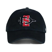 Men's '47 Black San Diego State Aztecs Clean Up Adjustable Hat
